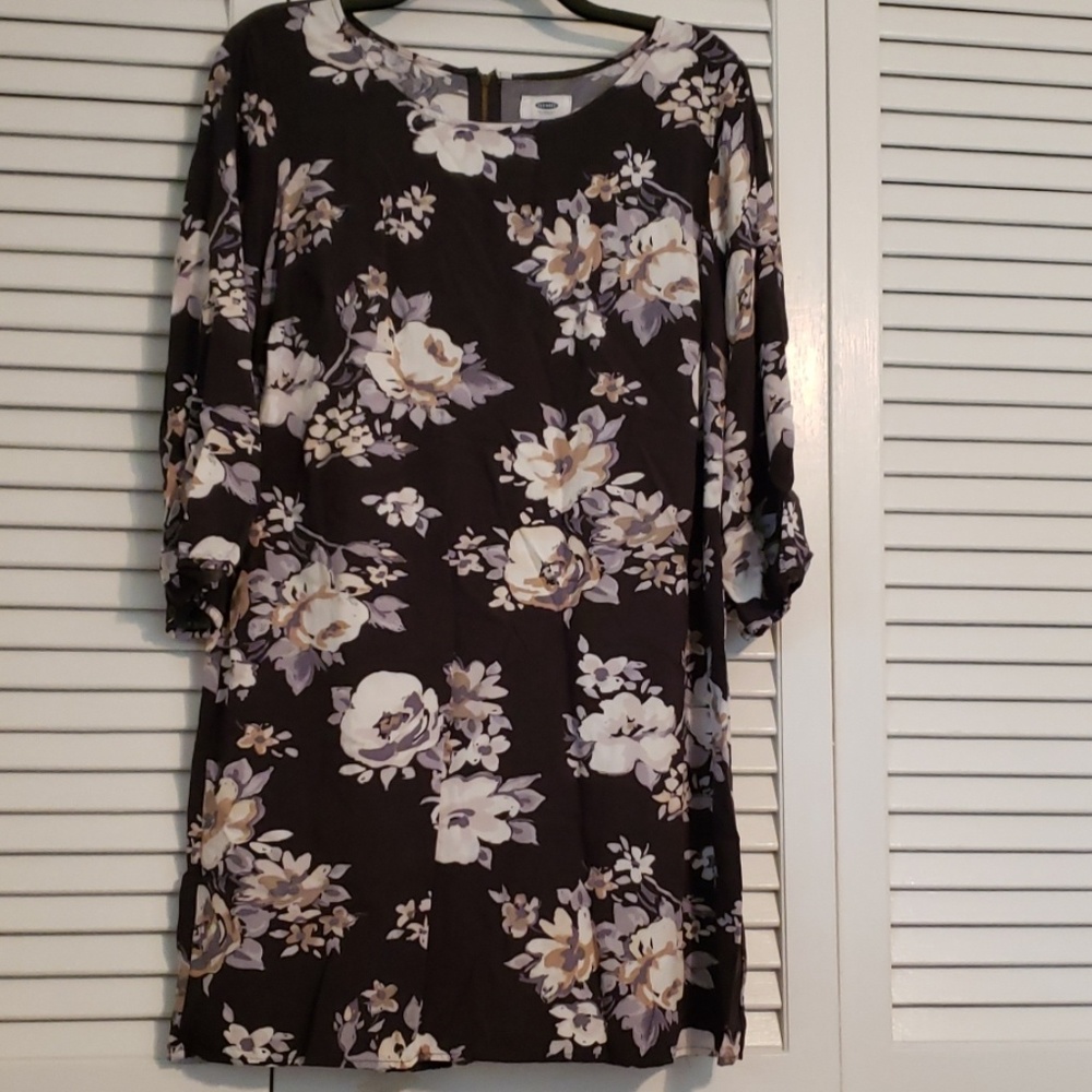 Old Navy L rayon shift dress